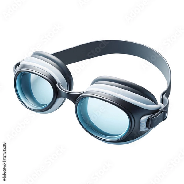 Obraz Swimming goggles isolated on transparent background