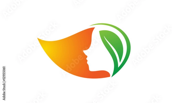 Obraz leaf beauty spa logo