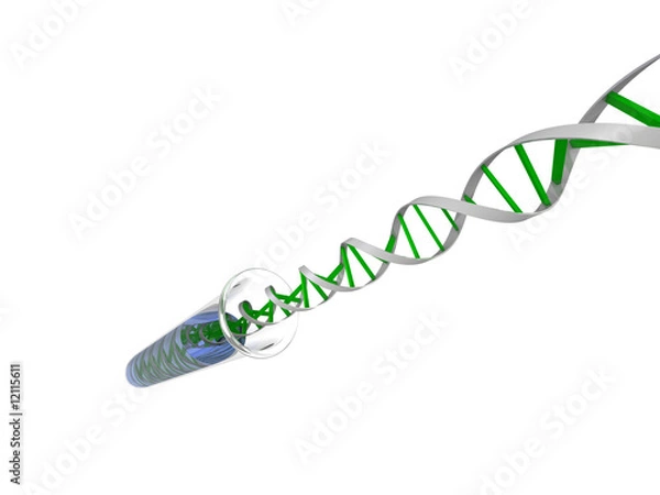 Fototapeta dna from testtube
