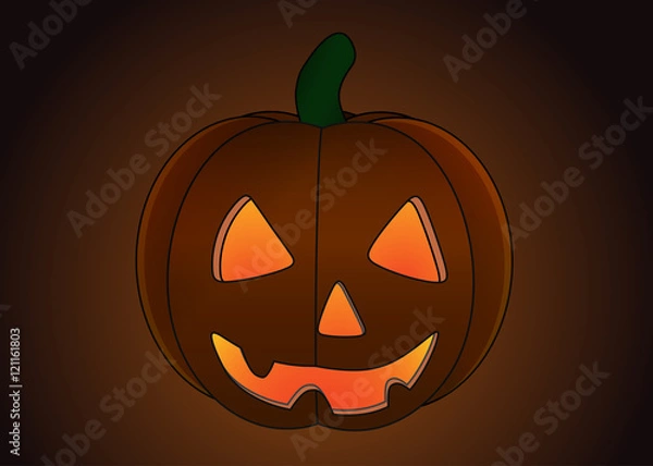 Fototapeta Halloween Pumpkin isolated