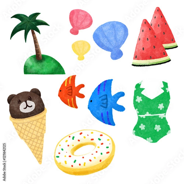 Fototapeta 여름 휴양지 여행