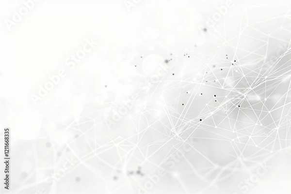 Fototapeta White Technology Network Background Tech Digital it Connection Internet White Texture