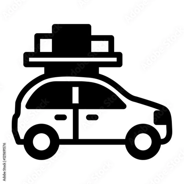 Obraz car solid style