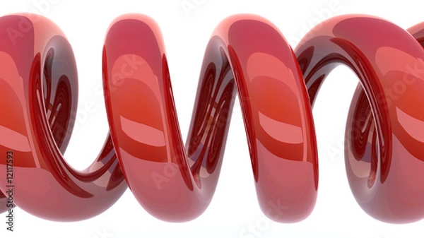 Obraz Red Spiral