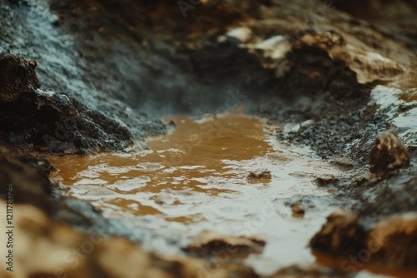 Obraz Muddy Geothermal Pool