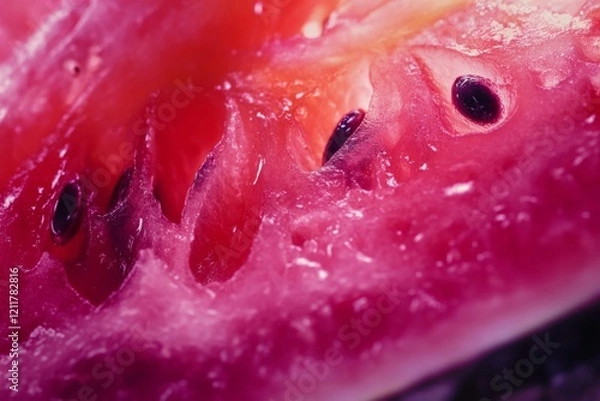 Obraz Watermelon Slice Close-Up