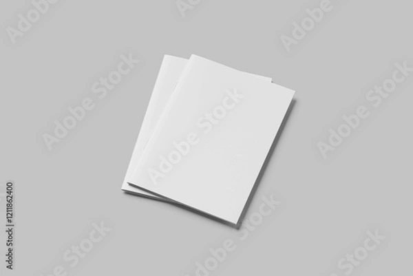 Obraz Blank a4 catalog mockup white