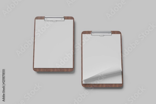 Obraz clipboard menu mockup