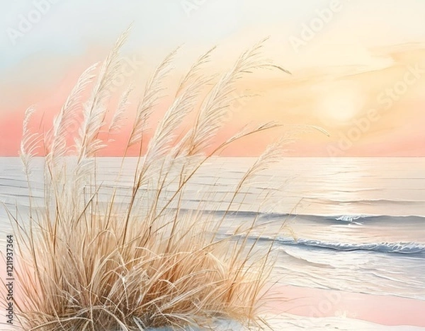 Obraz sunset on the beach