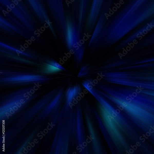 Obraz Blue Abstract Zoom Motion background