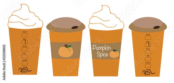 Obraz Pumpkin Spice Lattes