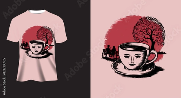 Obraz New and unique typography and coffee design for t-shirt
