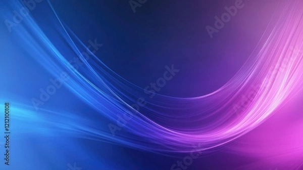 Fototapeta Smooth Abstract Background with Colorful Swirls and Gradients in Blue, Purple, and Pink Tones for Modern and Artistic Designs in Digital Media and Print