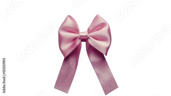Obraz Elegant Pink Ribbons with Sophisticated Bow