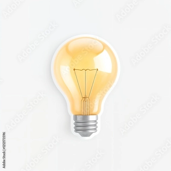 Obraz light bulb icon