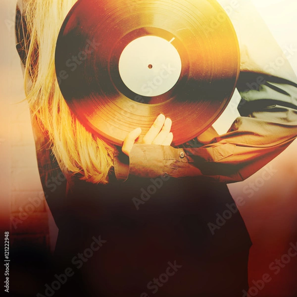 Obraz Abstract music background