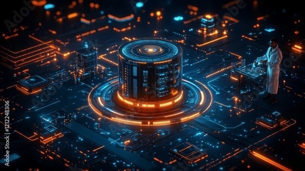 Fototapeta Future Technology Laboratory