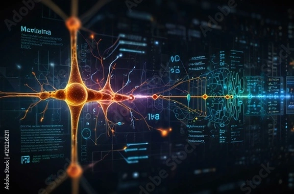 Fototapeta background with numbers