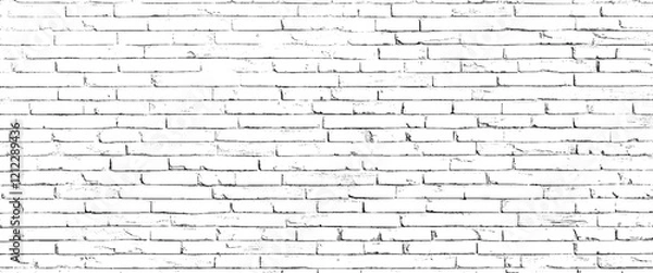Fototapeta abstract background of white brick seamless texture of a white brick wall.
