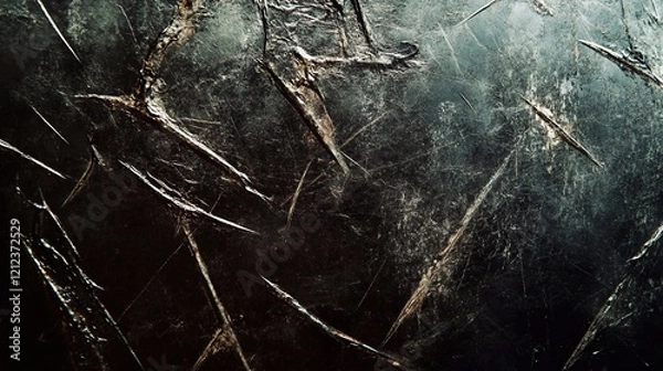 Obraz Scratched iron texture, perfect for gritty, urban-style artwork