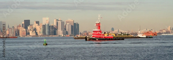 Obraz Tug in NY Harbor