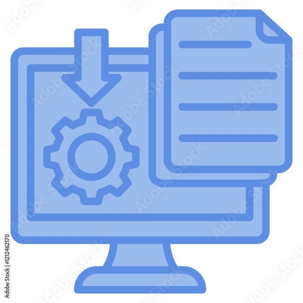 Obraz Data Gathering Icon Element For Design