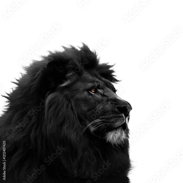 Fototapeta animals and pets Cat cow camel parrot lion isolated on transparent backgorpund