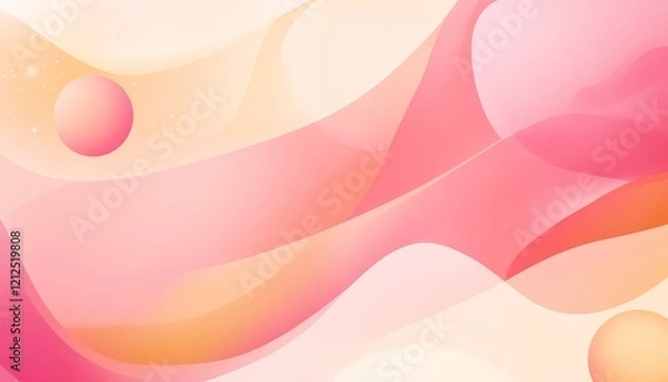 Fototapeta plain Soft Gradient background, pastel colors