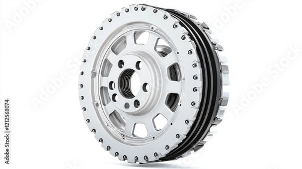Fototapeta 3D Render: Automotive Torque Converter, Engine Part
