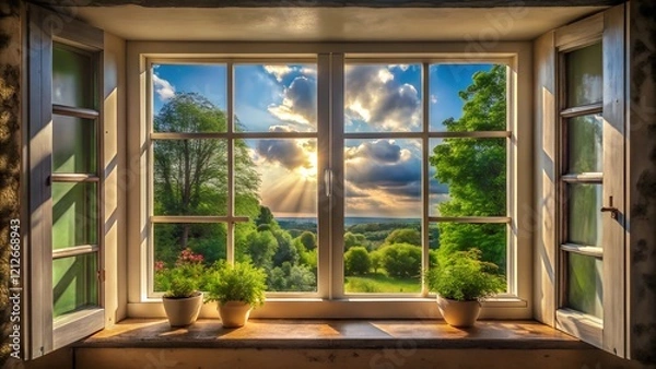 Obraz view from the window