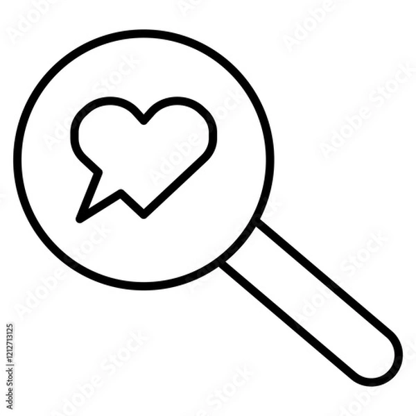 Fototapeta 
Valentine themed line icons with a simple and clean design, ideal for modern and romantic design projects.