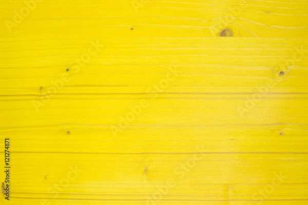 Obraz Yellow wooden texture table, for the background image