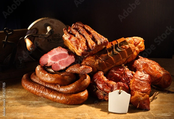 Obraz wędliny
