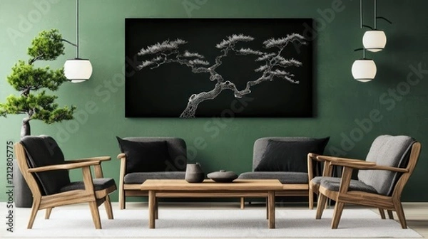 Fototapeta Zen Living Room Interior Design