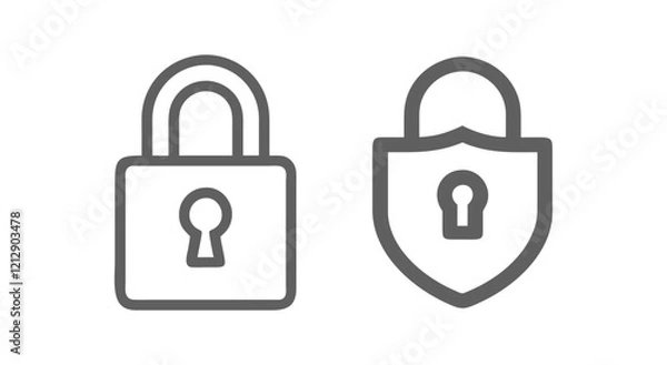 Obraz security icon vector
