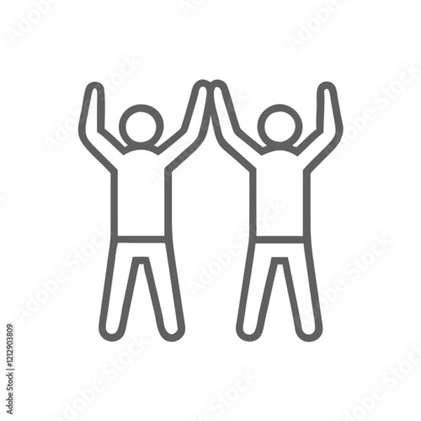 Obraz people holding hands