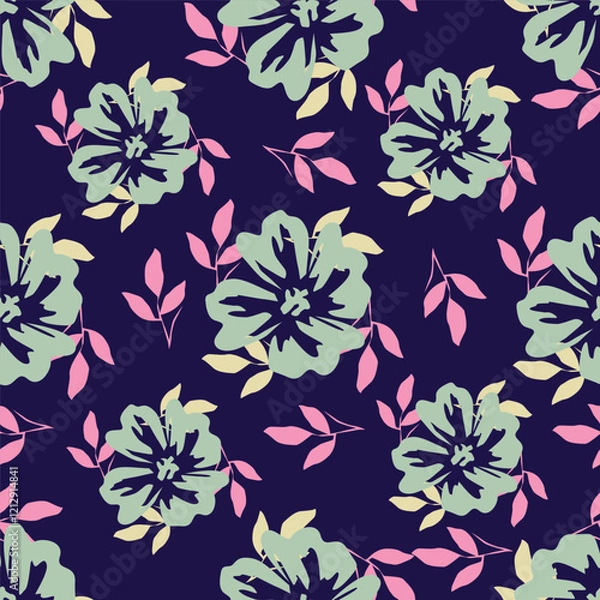 Obraz pattern seamless flower floral 