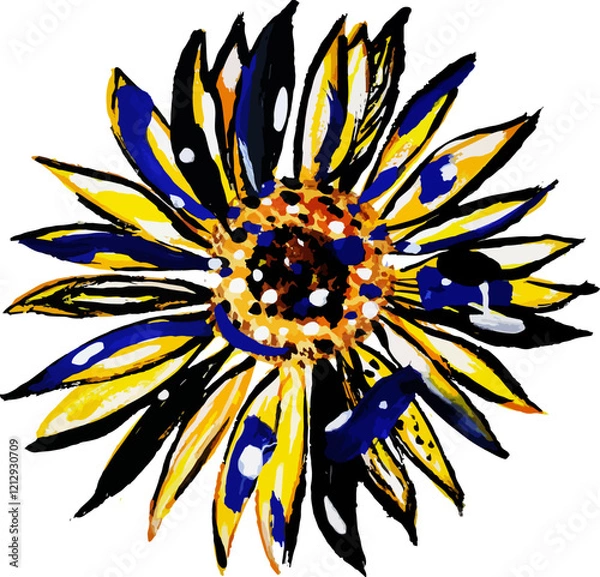 Obraz abstract flower vector