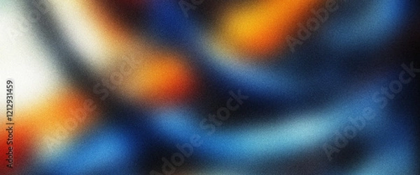 Fototapeta Radiant glowing waves gently flowing into textured brilliance forming a luminous expanse of glowing beauty and brilliance