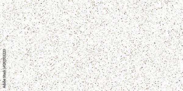 Fototapeta Abstract white and brown quartz surface seamless pattern terrazzo background. old surface of stone terrazzo floor background. white paper texture. overlay pattern terrazzo flooring texture