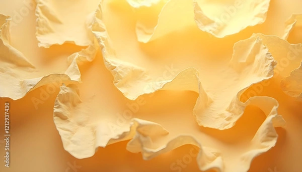 Obraz torn and crumpled paper texture, Generative AI