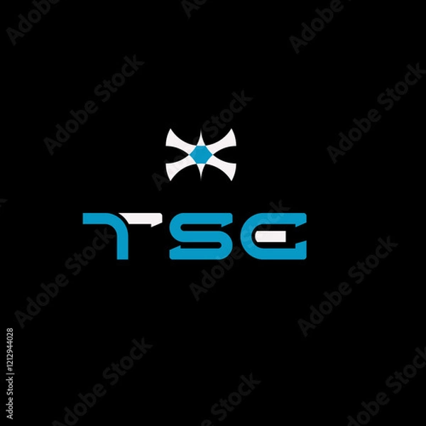 Obraz Modern text logo design