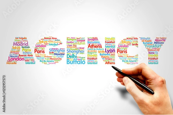 Obraz Agency writing