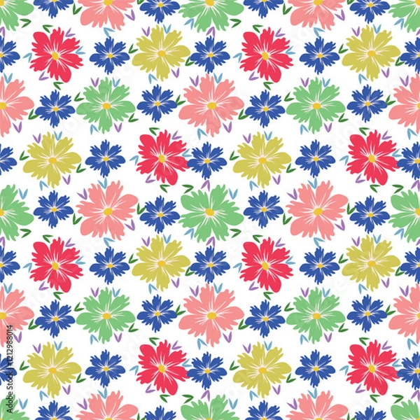 Fototapeta flowers Seamless pattern.