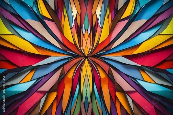 Fototapeta abstract background with circles