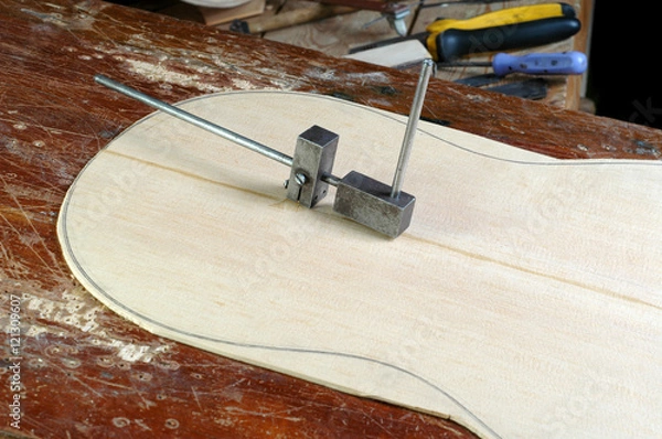 Fototapeta Upper deck and the circular knife