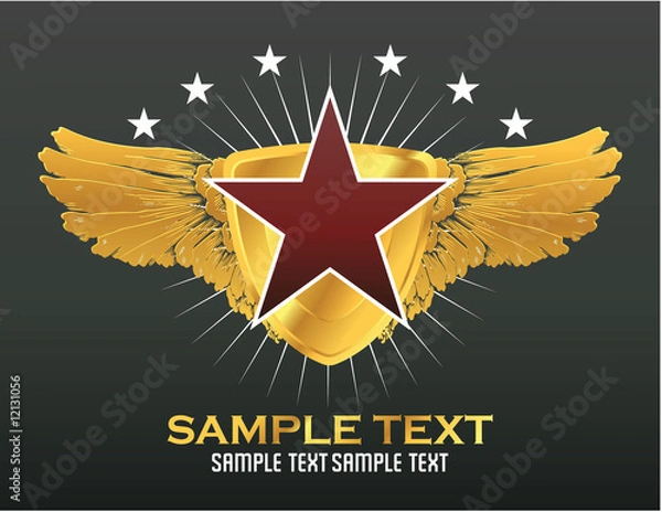 Obraz vintage illustration