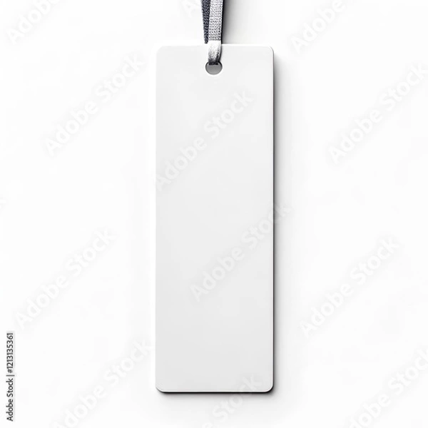 Fototapeta Bookmark mockup, ideal for showcasing branding, custom text, or illustrations.