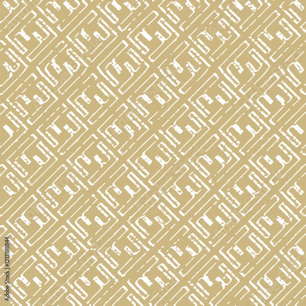 Fototapeta seamless plain pattern design retro style lines minimal textures vector
