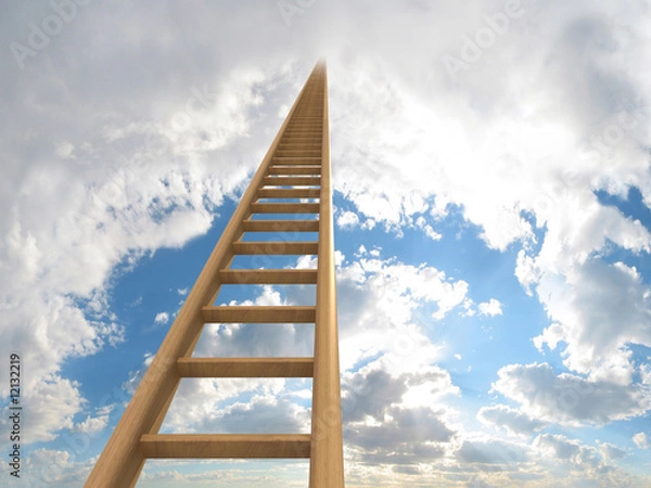Obraz Ladder to the clouds